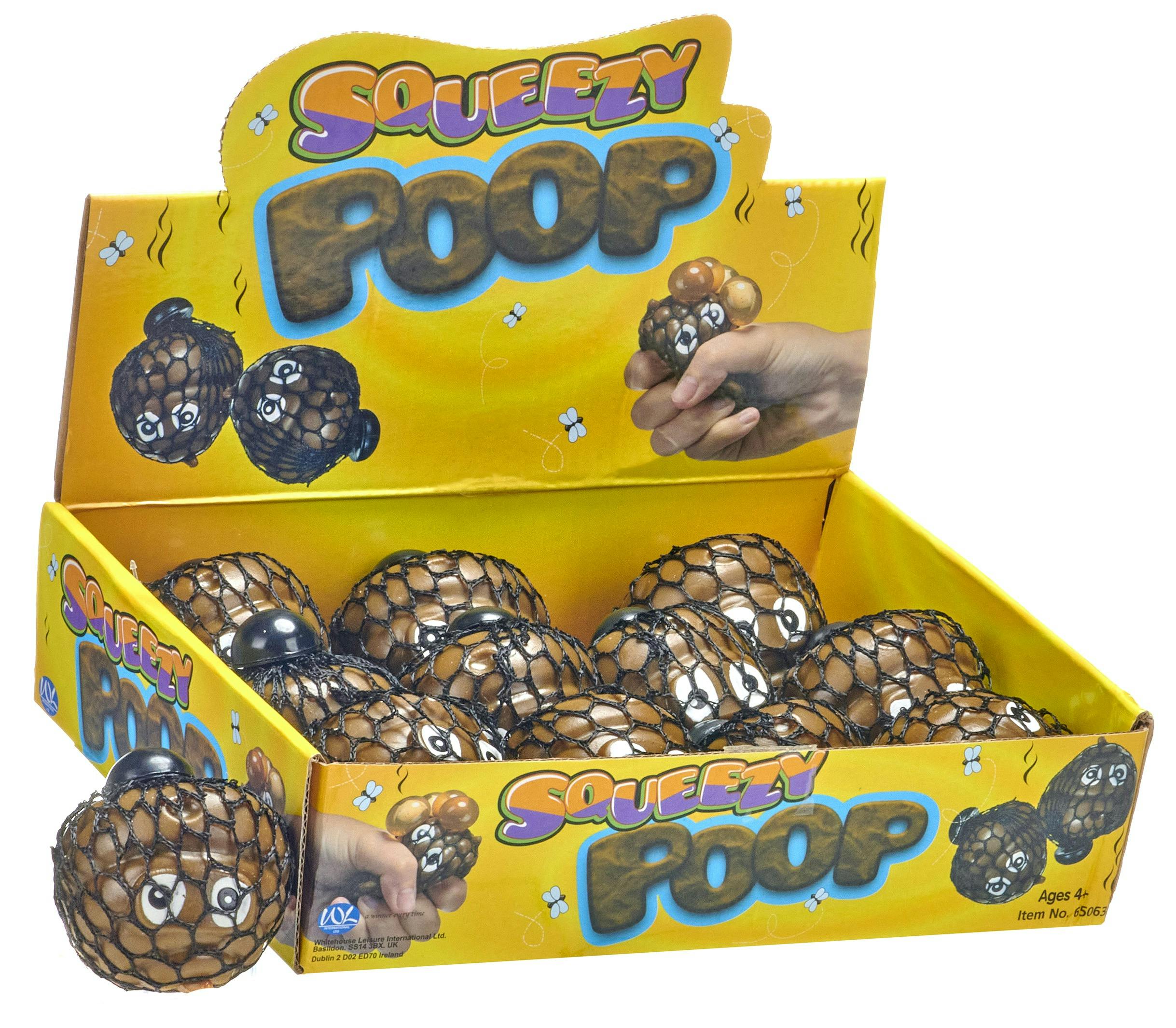 Squeezy Funny Face Poop - Product image