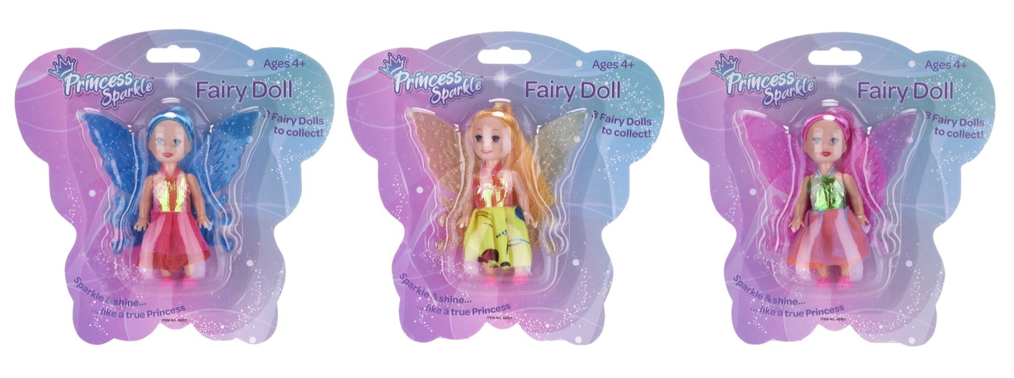 Product - Fairy Dolls 3 Ass Princess Sparkle