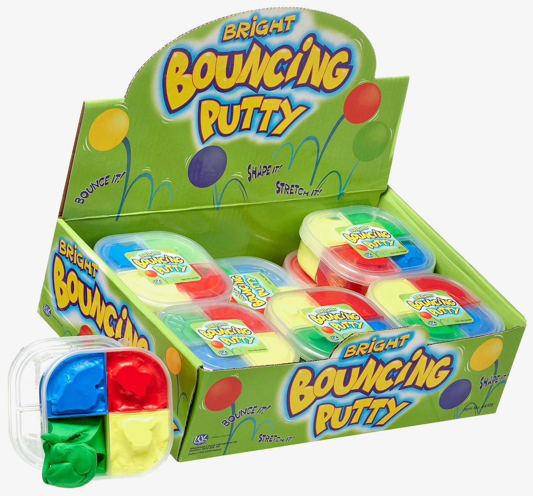 Product - 4 Coloured Bouncing Putty